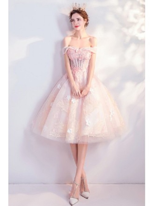 مدل لباس مجلسی کوتاه شیک 2021 عروسکی