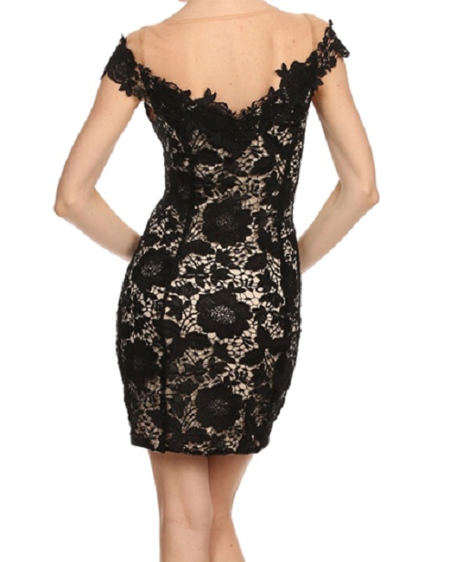 مدل لباس مجلسی کوتاه شیک 2021 ساتن طلایی گیپور