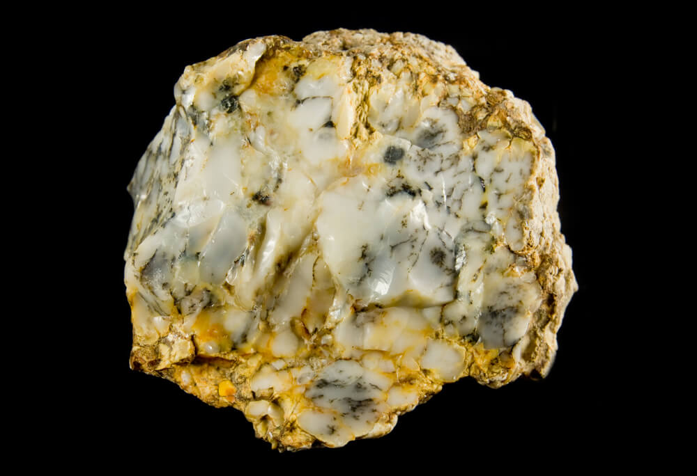 سنگ اوپال سفید