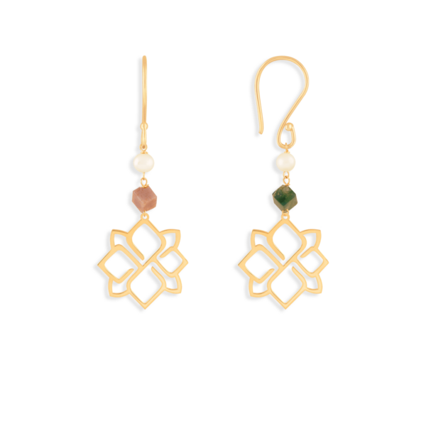 گوشواره طلا اسلیمی