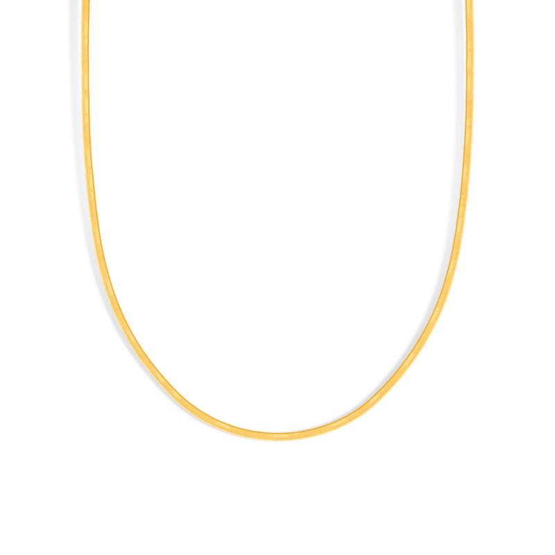 گردنبند طلا آینه ای