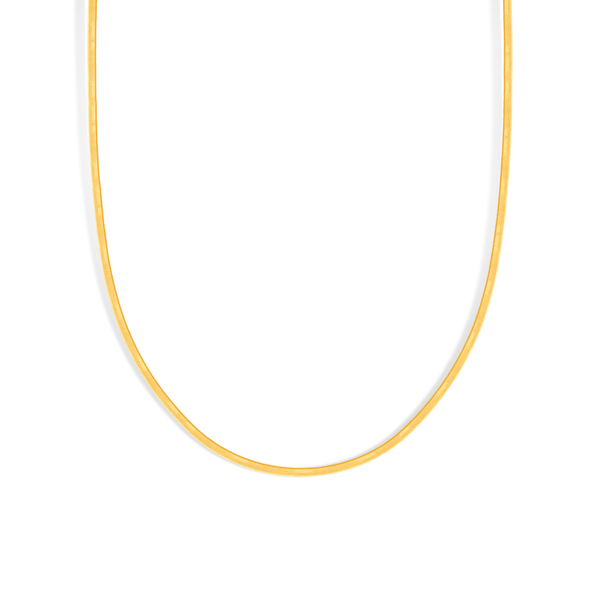گردنبند طلا آینه ای
