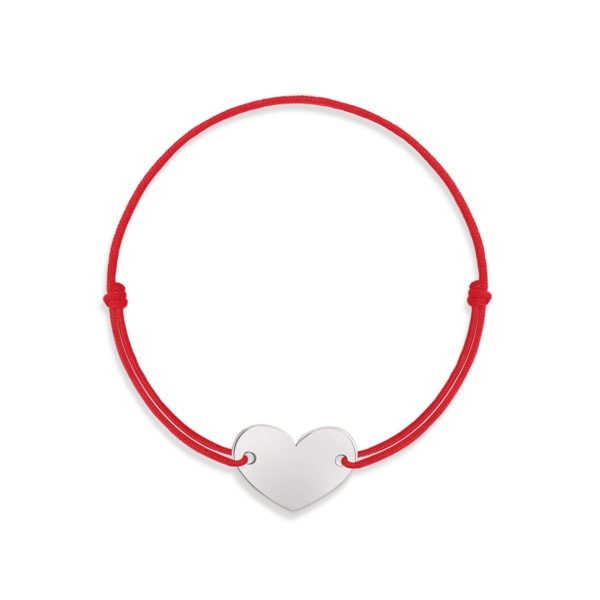 دستبند نقره بافت ولنتاین