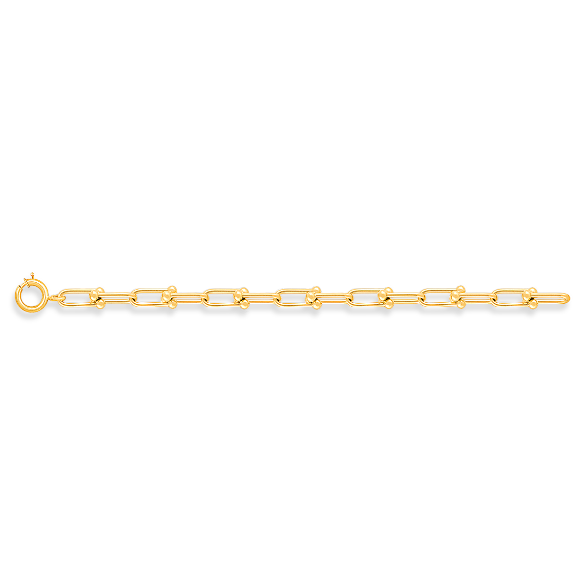 دستبند زنجیری طلا تیفانی