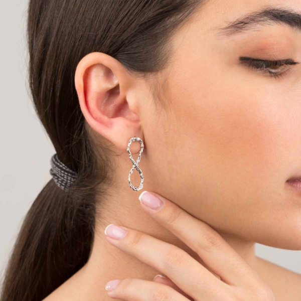 گوشواره نقره بی نهایت
