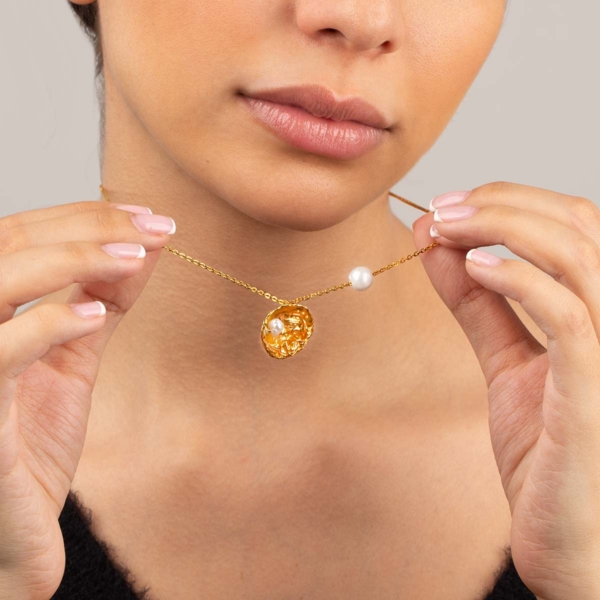 گردنبند نقره seashell