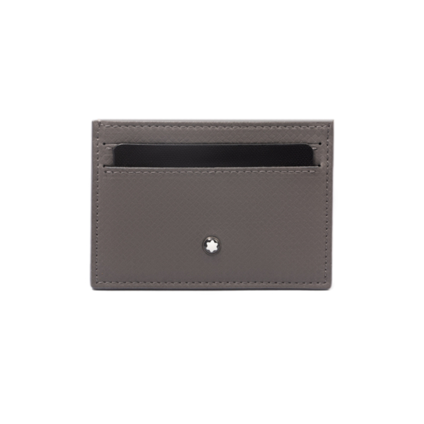 Montblanc Extreme Unisex One Size Grey Leather Card Holder
