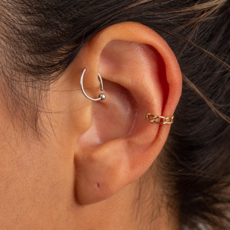 ایر کاف ”ear cuff” طلا کارتیه