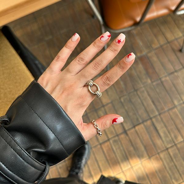 انگشتر نقره بیضی