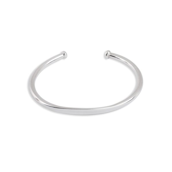 بنگل نقره مینیمال مردانه