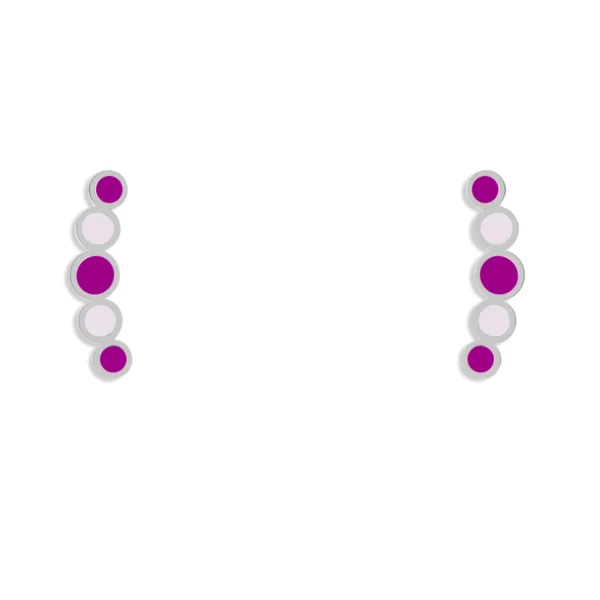 گوشواره نقره Bubble