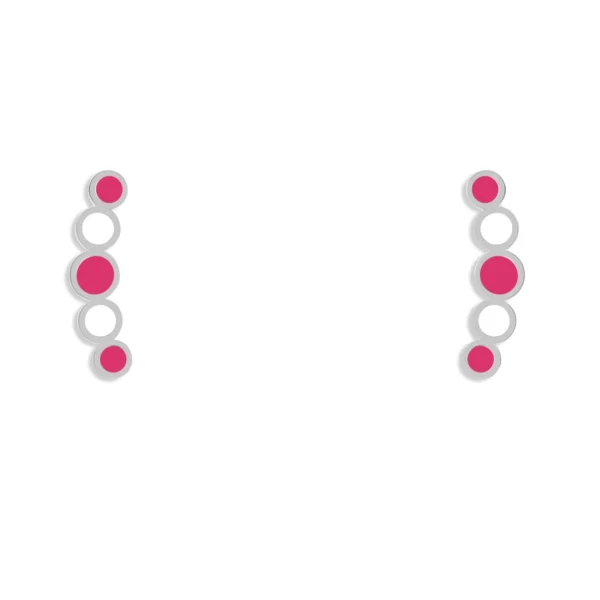 گوشواره نقره Bubble