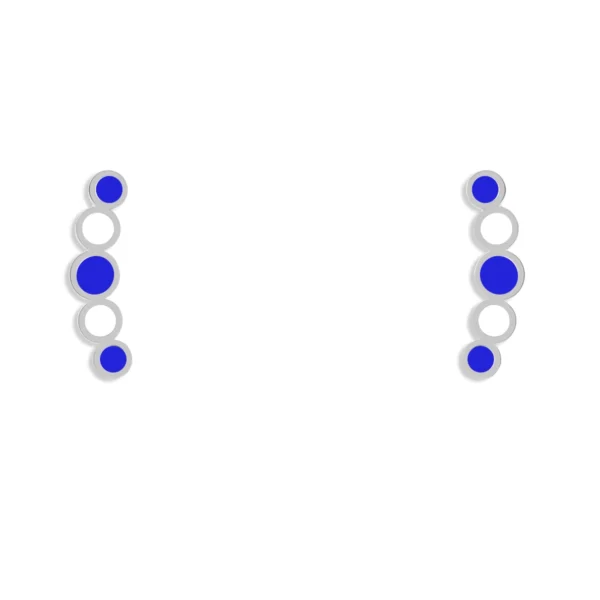 گوشواره نقره Bubble
