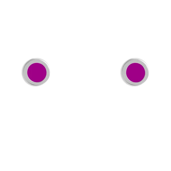 گوشواره نقره Dot.2