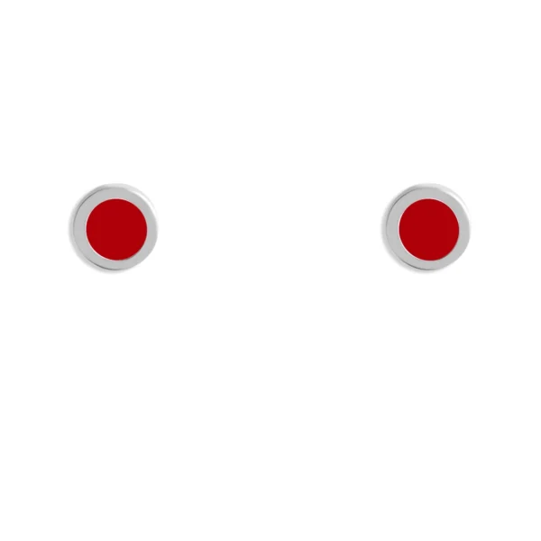 گوشواره نقره Dot.2