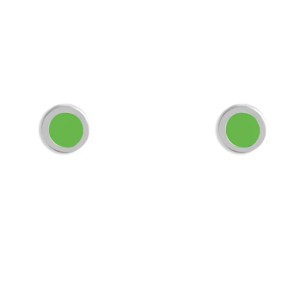 گوشواره نقره Dot.2