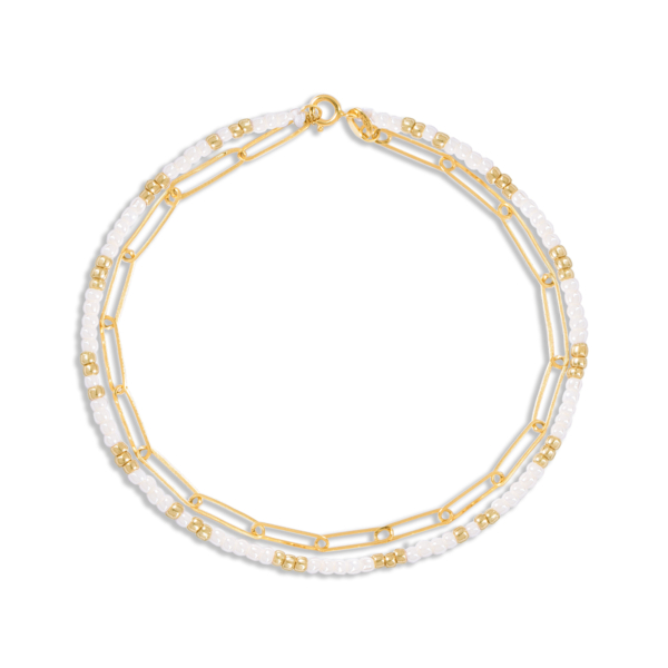 دستبند طلا پیپر کلیپس