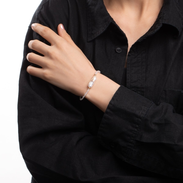 دستبند طلا گوی و باروک