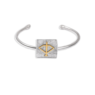 بنگل نقره ساین ماه آذر طلاباش