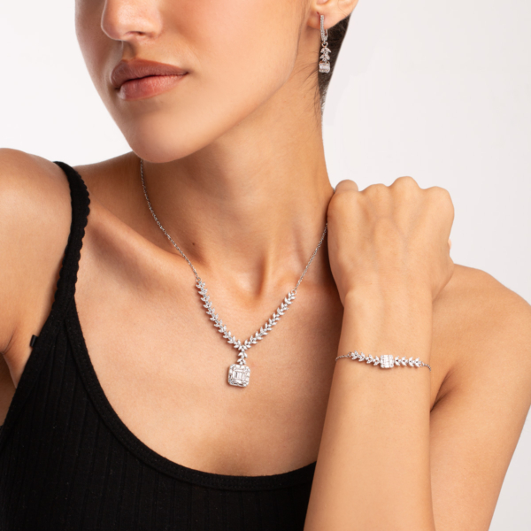 گوشواره نقره سروناز