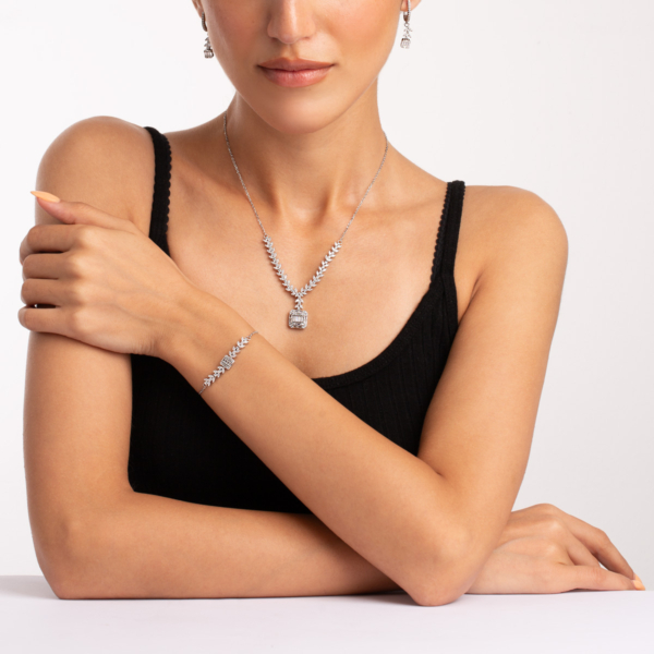 گردنبند نقره سروناز