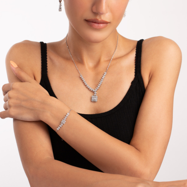 گردنبند نقره سروناز