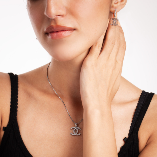 گوشواره نقره شنل