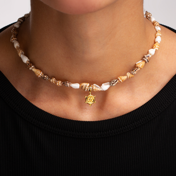 گردنبند طلا آویز سکان