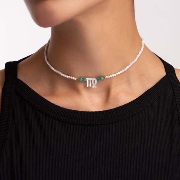 گردنبند طلا سنگی شهریور