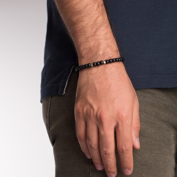 دستبند طلا مردانه اونیکس