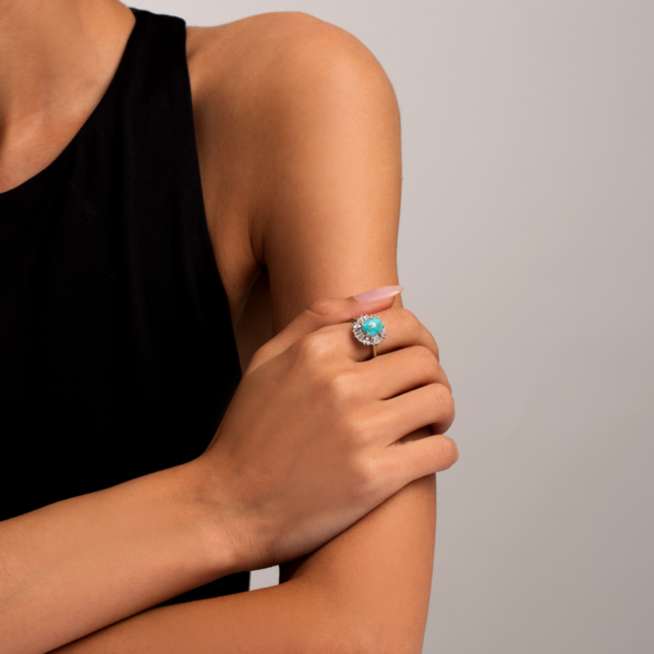 انگشتر نقره فیروزه 2