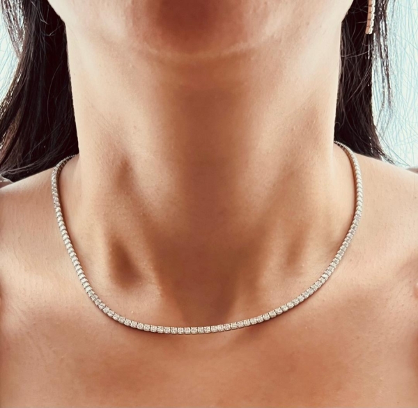 گردنبند نقره تنیسی