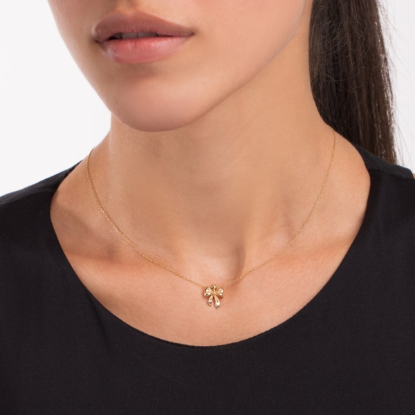 گردنبند طلا پاپیون رسمی