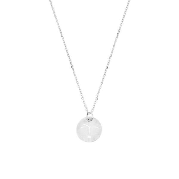 گردنبند نقره دایره صورت