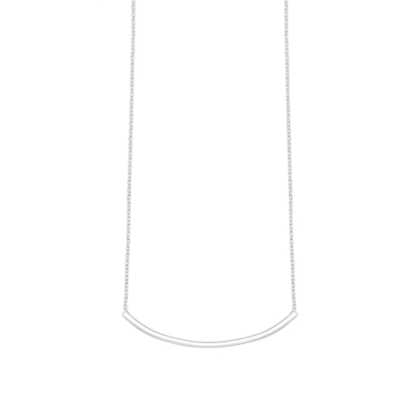 گردنبند نقره هلالی زنجیر