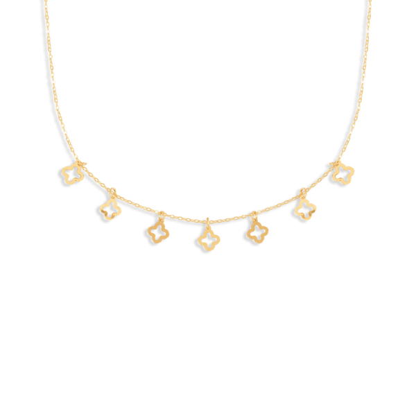 زنجیر طلا پولکدار