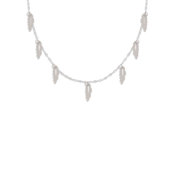 گردنبند نقره زنانه پر