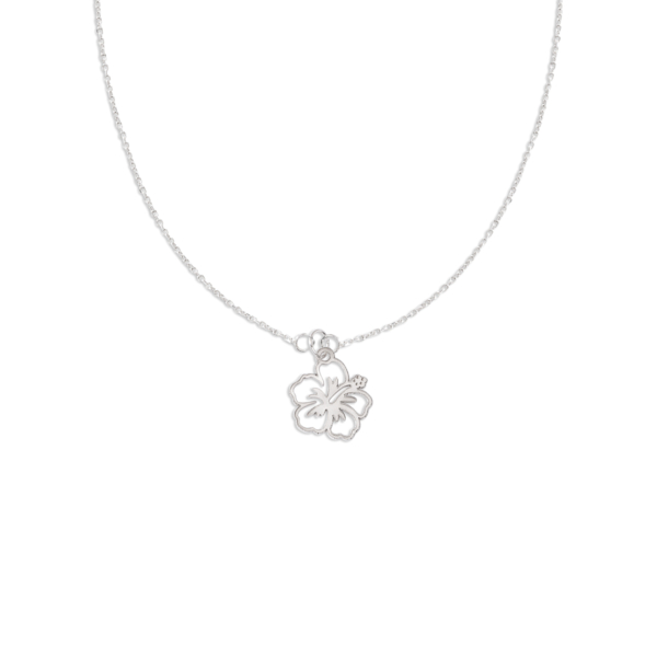گردنبند نقره گل لیلیوم