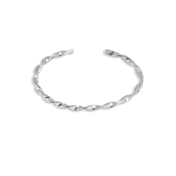 بنگل نقره مردانه اسپیرال