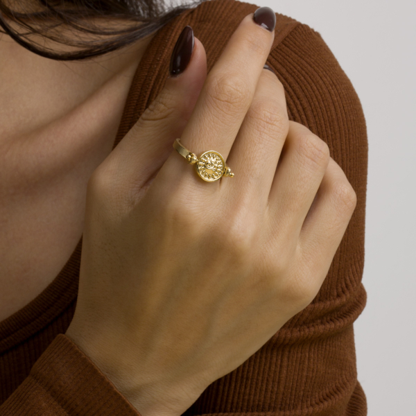 انگشتر برنج همرا (الهه روز)