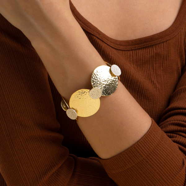 دستبند برنج الکترا(درخشان)