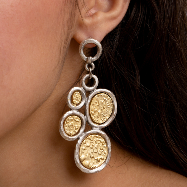 گوشواره برنج آنتیا(الهه گل)