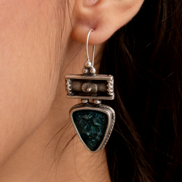 گوشواره برنج سلنه (الهه ماه)