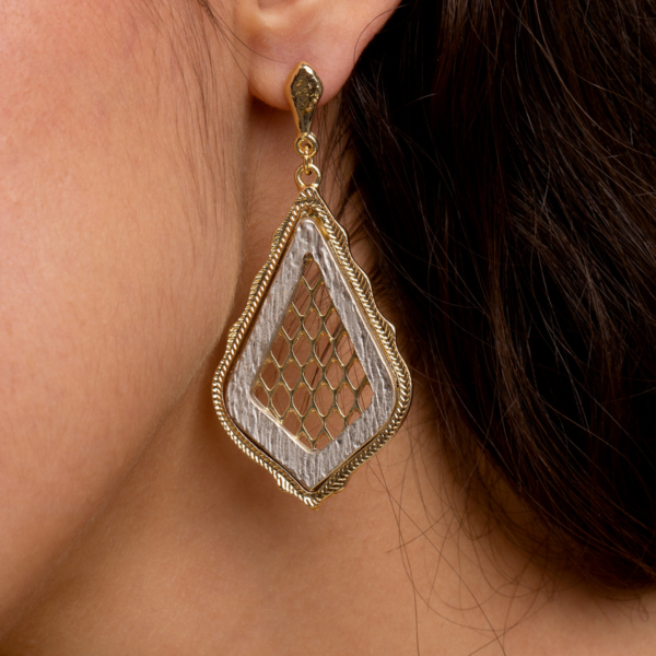 گوشواره برنج متیس (الهه خرد)