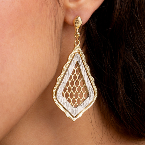 گوشواره برنج متیس (الهه خرد)