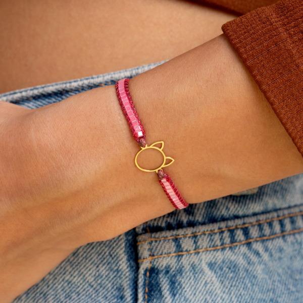 دستبند طلا میو