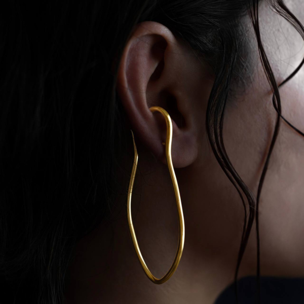 گوشواره نقره دفرمه