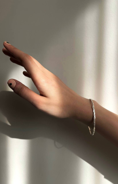 النگو نقره چکشی