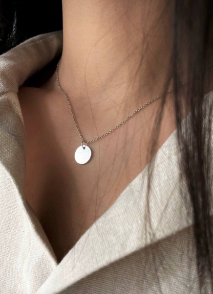 گردنبند دایره ساده