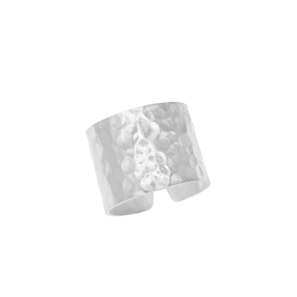 انگشتر نقره چکشی